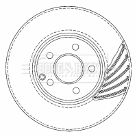 Borg & Beck Rotors - BBD5923S