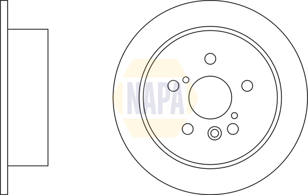 NAPA Brake Disc Rotors - NBD5620