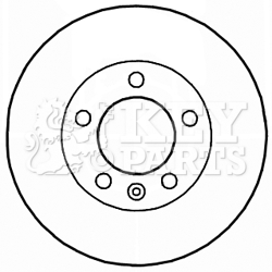 Key Parts Rotors - KBD5941S