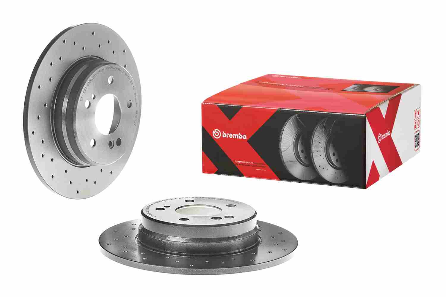 Brembo Brake Disc Rotors - 08.7211.2X