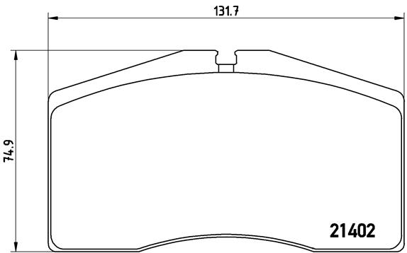 Brembo Brake Pad Set - P65006