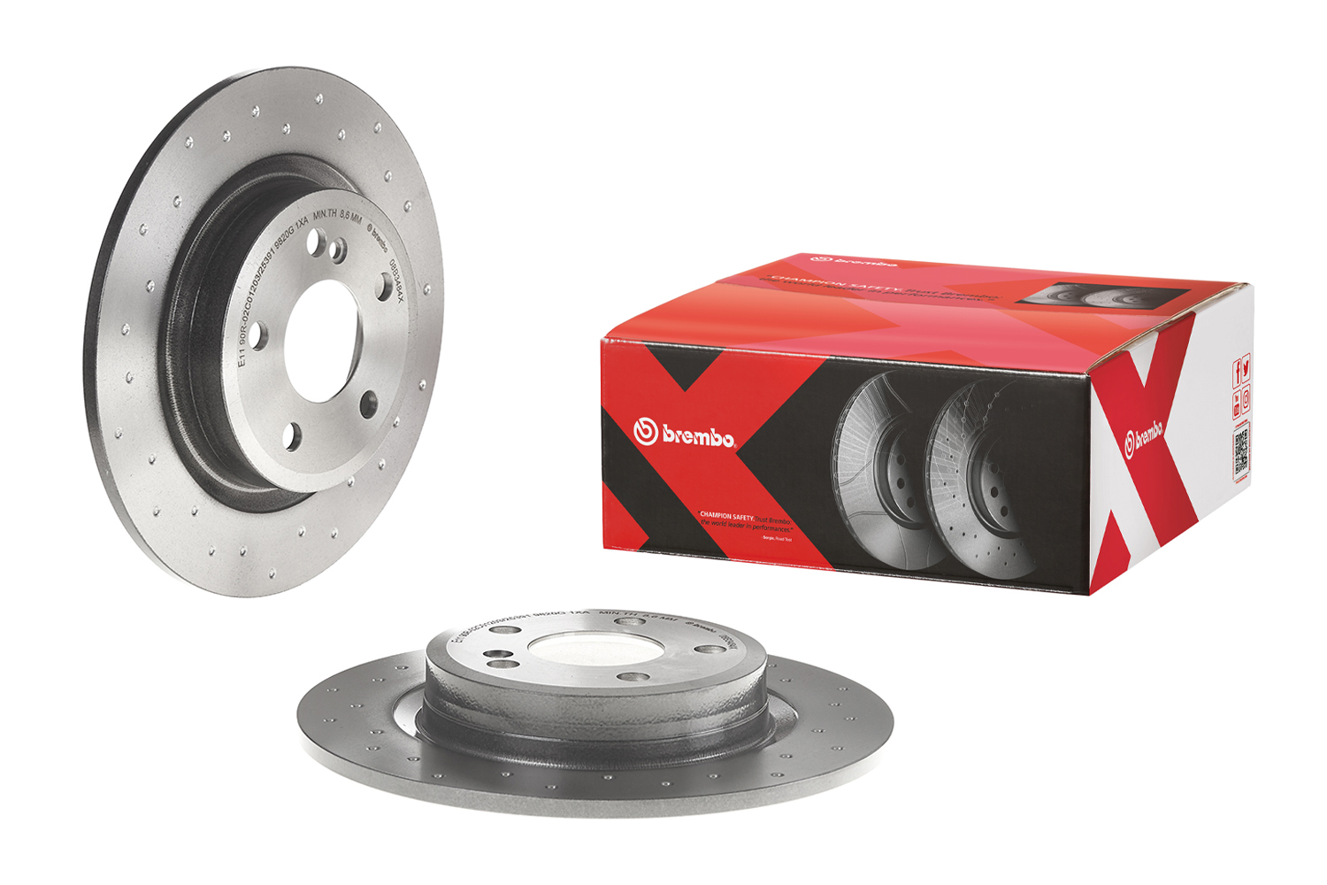 Brembo Brake Disc Rotors - 08.B348.4X