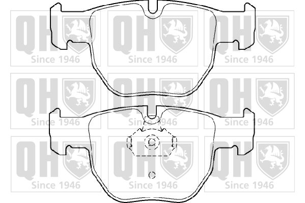 Quinton Hazell Brake Pad Set - BP1410