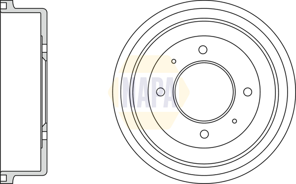 NAPA Brake Drums - NDR1014
