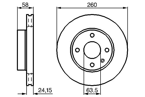 Borg & Beck Brake Shoe Set - 0986478346