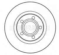 Borg & Beck Brake Disc Rotors - BBD4615