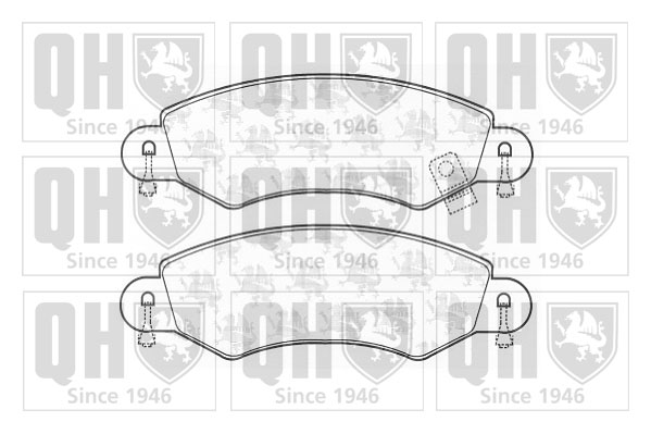 Quinton Hazell Brake Shoe Set - BP1273