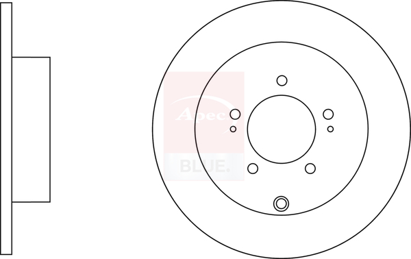 Apec Blue Brake Disc Rotors - SDK6293