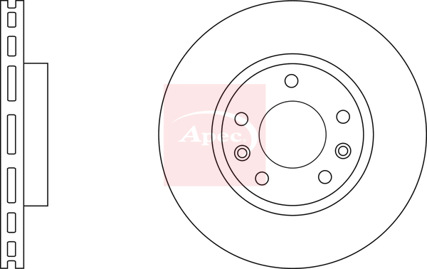 Apec Blue Brake Disc Rotors - DSK3081