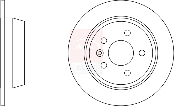 Apec Blue Brake Disc Rotors - SDK6900