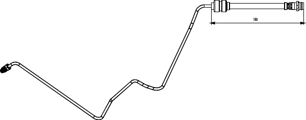 Apec Brake Hose - HOS3836