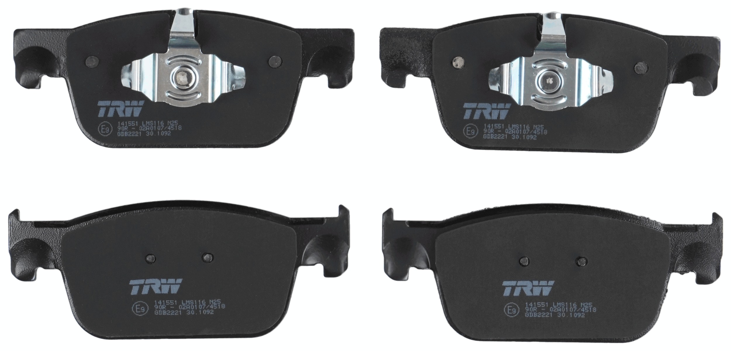 TRW Brake Pad Set - GDB2221