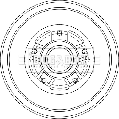 Borg & Beck Brake Drums - BBR7289