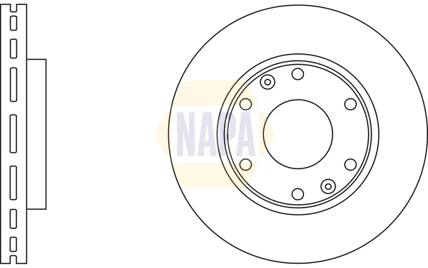 NAPA Brake Disc Rotors - NBD5634