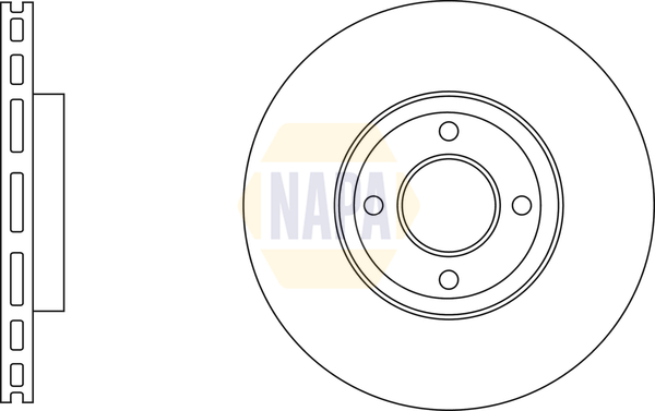 NAPA Brake Disc Rotors - NBD5977