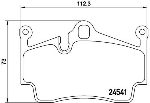 Brembo Brake Pad Set - P65028