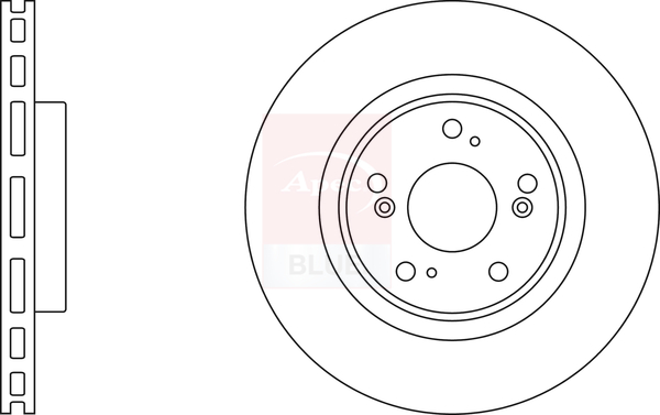 Apec Blue Brake Disc Rotors - SDK6281